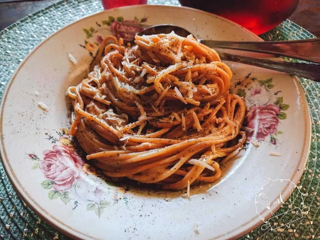 Receta de hoy: Pasta tostada con salsa cacio e pepe