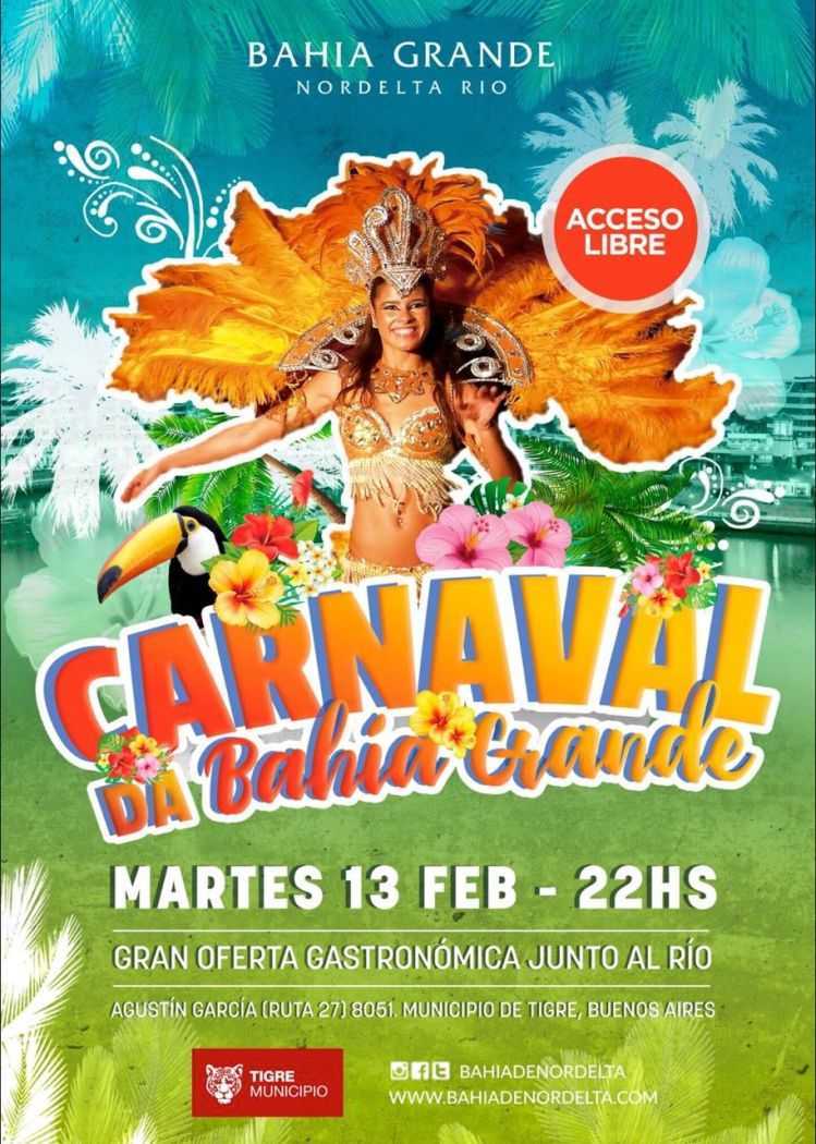 “CARNAVAL DA BAHÍA GRANDE” NO TE LO PODES PERDER!