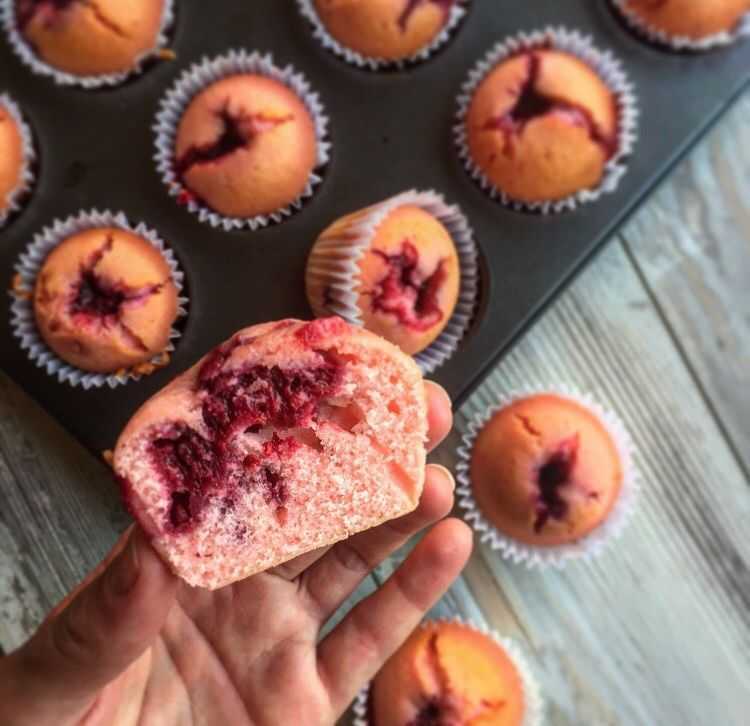 Muffins de Raspberry