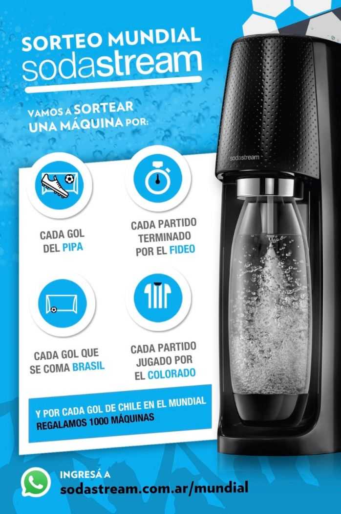 SodaStream lanzó una divertida campaña para el Mundial