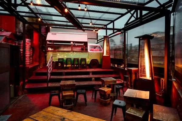 Una terraza techada y calefaccionada para disfrutar del invierno en Desarmadero