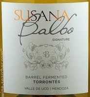Una cepa con Historia de Mujer Susana Balbo Signature Barrel Fermented Torrontés 2016
