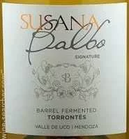 Una cepa con Historia de Mujer Susana Balbo Signature Barrel Fermented Torrontés 2016