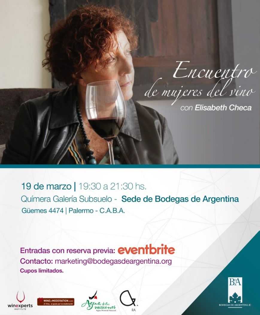 Encuentro de Mujeres del Vino, con Elisabeth Checa