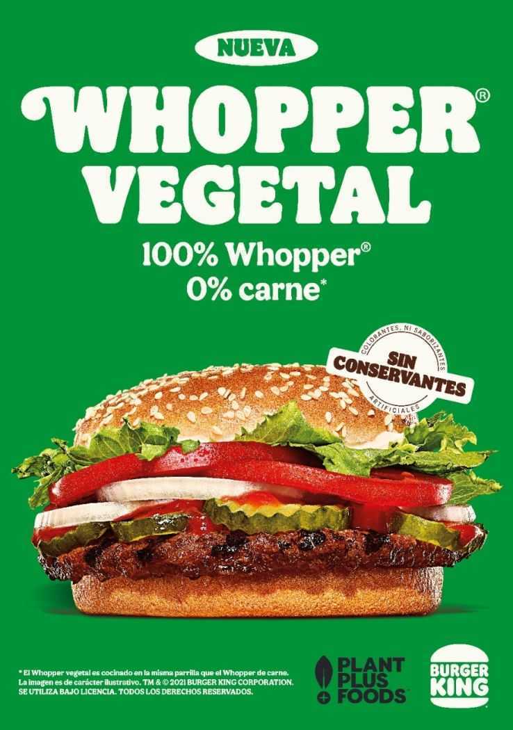 BURGER KING® ARGENTINA PRESENTA LA NUEVA WHOPPER® VEGETAL: 0% CARNE, 100% WHOPPER®