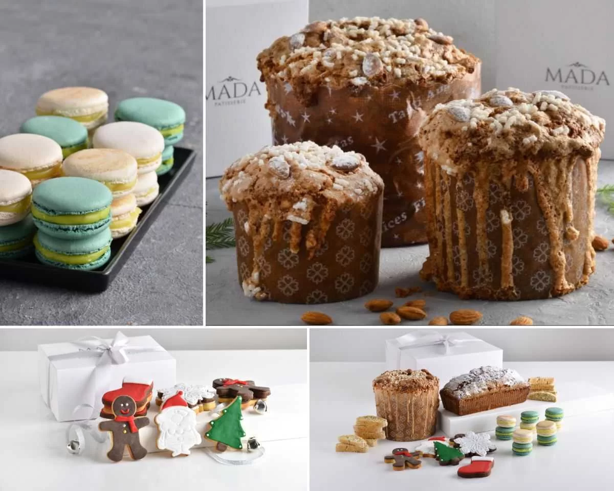 Mada Patisserie lanza panes dulces, cookies, cajas navideñas y macarons
