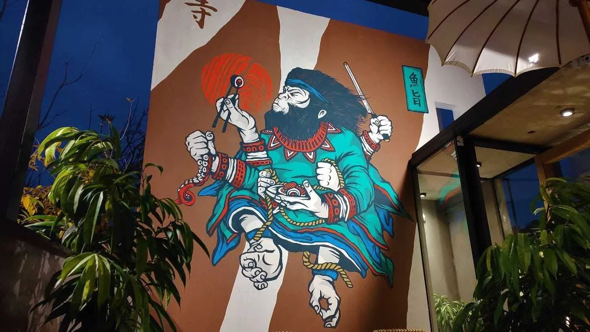 NEMURI TERA LLEGÓ A PALERMO CON SU TEMPLO AL SUSHI