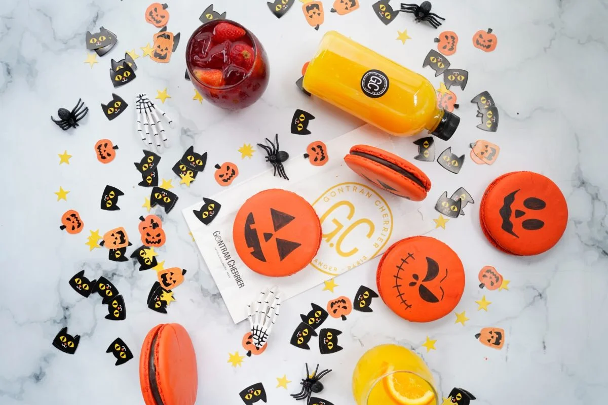 Gontran Cherrier celebra Halloween con una edición especial de macarons XL temáticos