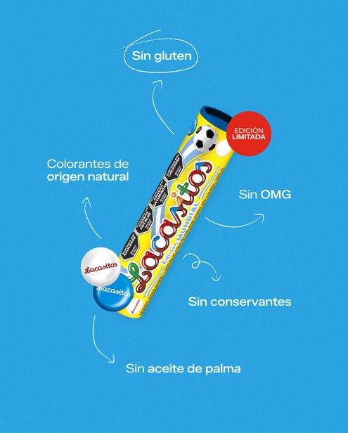Lacasitos presenta &ldquo;El sabor campeón&rdquo;, la propuesta para vivir la pasión del fútbol en Argentina